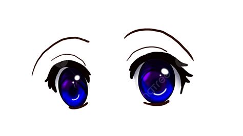 Manga Eyes Png Image Eyes Anime Blue Manga Eye Style Kawaii Eye