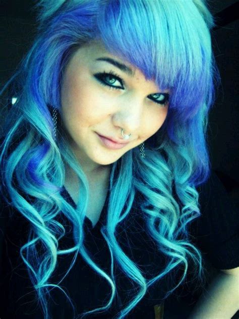 Blue Hair Hair Chalk Turquoise Hair Wild Hair