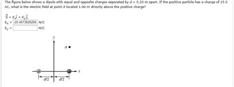 The Figure Below Shows Dipole With Equal And Opposite Solvedlib