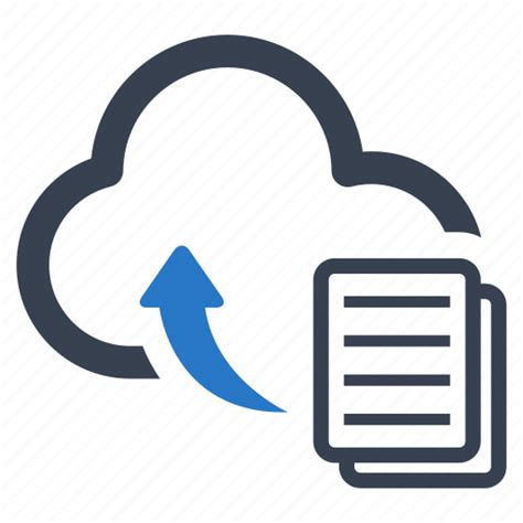 Cloud Files Upload Icon