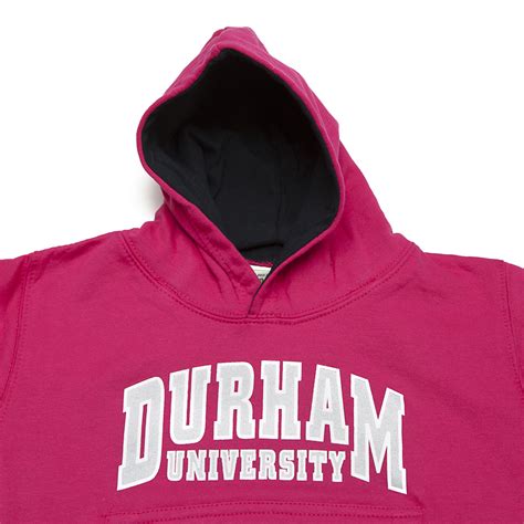 Kids American Letter Hoody Pink At Durham University Official Shop