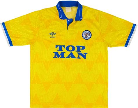 Leeds united has scored a total of 43 goals this season in premier league. Umbro 1989-91 Leeds United Away Shirt | Vintage Football ...