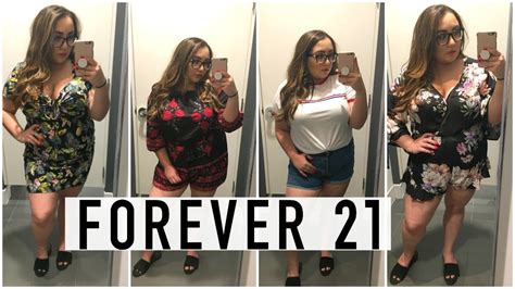 Forever 21 Plus Inside The Dressing Room Apple Shape Youtube