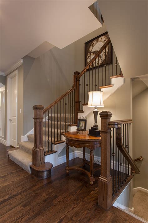 Get your lifetime flooring solution now! The beautiful staircase of the Arlington leading to the ...