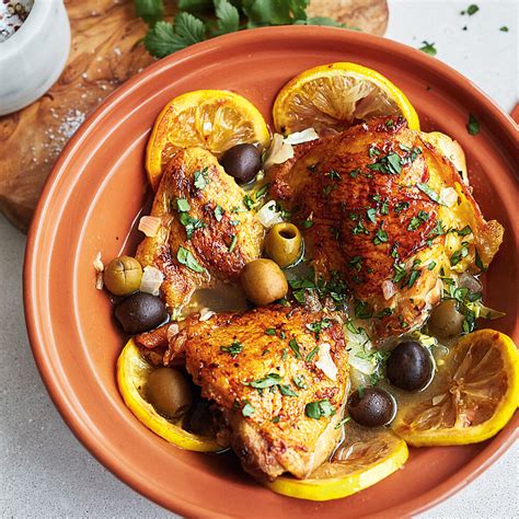 Chicken Tagine With Preserved Lemon Moroccan Culinary By Locals