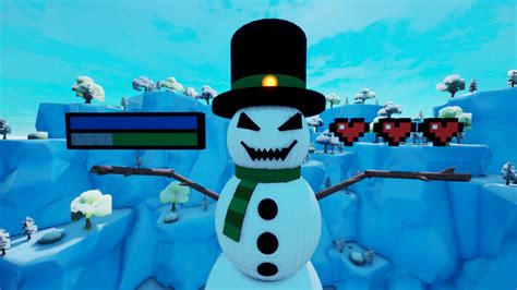 Snowman Boss Battle Pimit Fortnite Creative Map Code