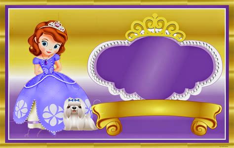 The cookies at this sofia the first birthday party are fantastic! Sofia The First Birthday Background - Background Sofia The First Invitation (#2542280) - HD ...
