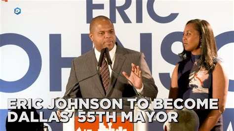 eric johnson defeats scott griggs to become dallas next mayor youtube