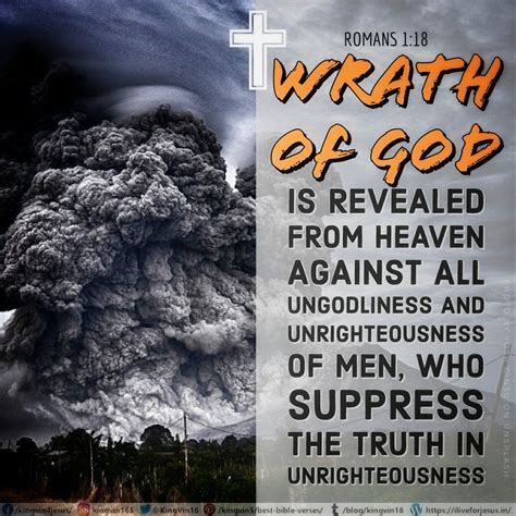 For The Wrath Of God Is Revealed From Heaven Against All Ungodliness
