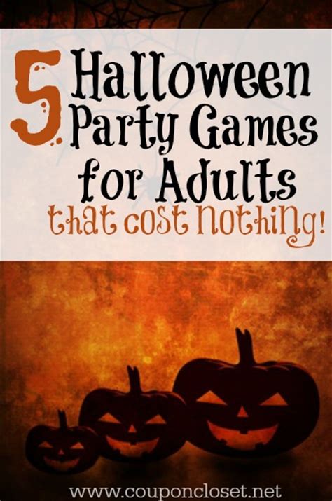 5 Halloween Party Games For Adults Craft Gossip