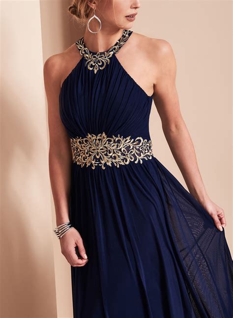 Beaded Halter Neck Gown Free Shipping Melanie Lyne Halter Style