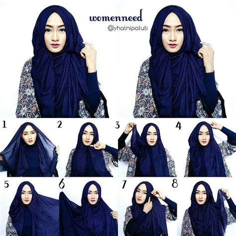 10 Cara Praktis Memakai Jilbab Pashmina Simple Hijabtuts