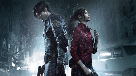 Leon Scott Kennedy Claire Redfield Resident Evil 2 Remake 8k 22124