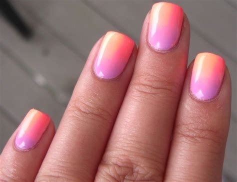 Manucure Ombré 30 Idées Sur Le Nail Art Dégradé Summer Gel Nails