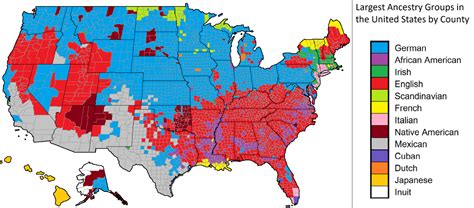 Ancestry Ethnicity Map