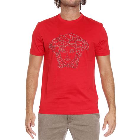 Versace Outlet T Shirt Versace Men Red T Shirt Versace 71842 201952 Gigliocom
