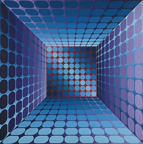 Sothebys Lot Sothebys Victor Vasarely Illusion Art Op Art