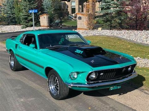 No Reserve 1969 Mustang Mach 1 500hp Restomod Custom Grabber Green