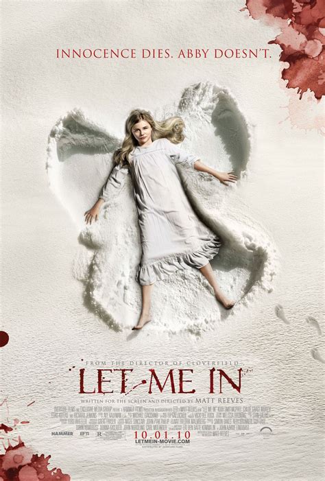 Let Me In Movie Poster Chloe Moretz Collider