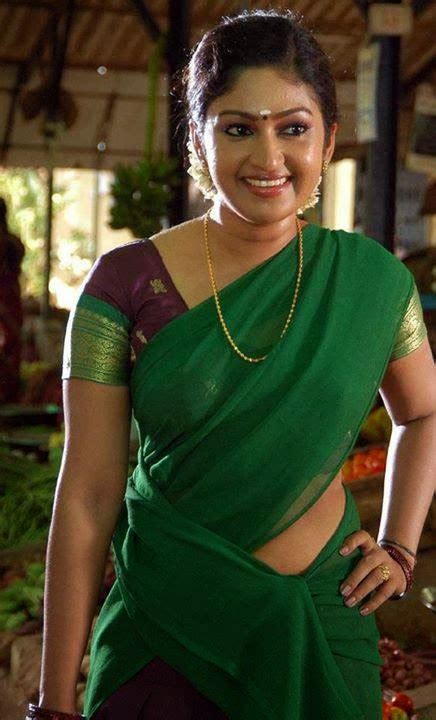 Homely Girls Tamil Homely Girl In Green Thaavani