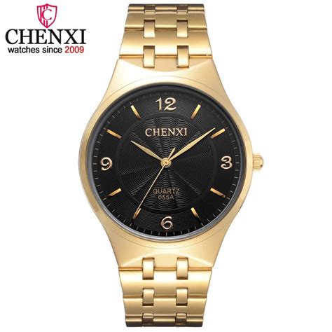 Buy Chenxi Brand Fashion Classic Hot Golden Men Quartz