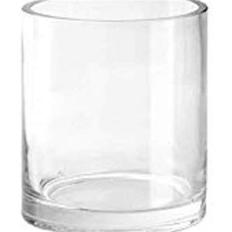 Classic Clear Glass Cylinder Vase Use For Floral Arrangements Or As Candleholder At Weddings