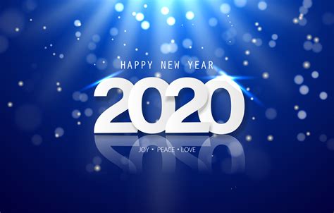Frohes Neues Jahr 2020 Banner 679828 Vektor Kunst Bei Vecteezy