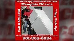 Free Refrigerator Removal Memphis TN | 901-303-0084 | Refrigerator Pick Up/Recycling