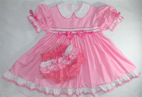 Adult Baby Sissy Littles Abdl Strawberry Pie Dress Set Etsy