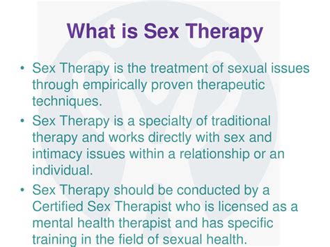 sex therapy and online sex therapy ppt download