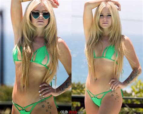 Avril Lavigne Nipple Slip Bikini Pics Jihad Celebs
