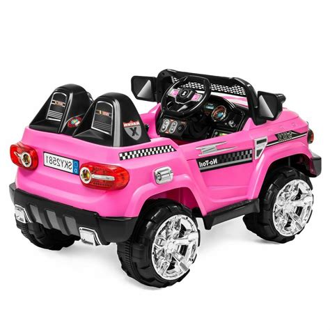 Brand New Hot Pink Toy Car Kids Convertble