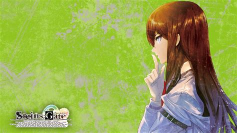 Anime Anime Girls Steinsgate Redhead Makise Kurisu White Shirt Tie Blue Eyes Wallpapers