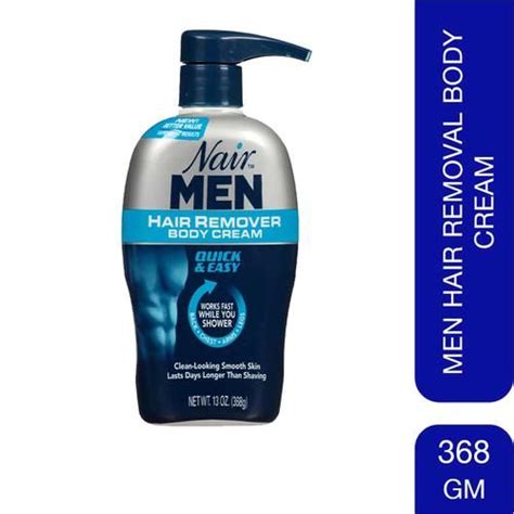 Buy Nair Men Hair Remover Body Cream For Normal To Coarse Slick Look Quick Easy Online At
