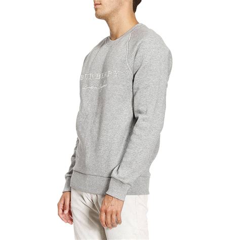 Lyst Burberry Sweater Men In Gray For Men