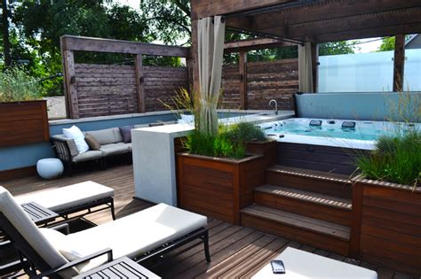Skip to main search results. Hot Tub Retreat - Contemporary - Deck - Chicago - by ...