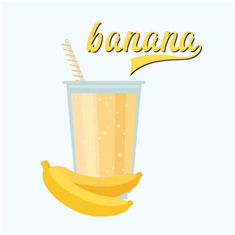 Banana Smoothie Illustrations Royalty Free Vector Graphics And Clip Art