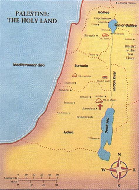 31 The Holy Land Map Maps Database Source