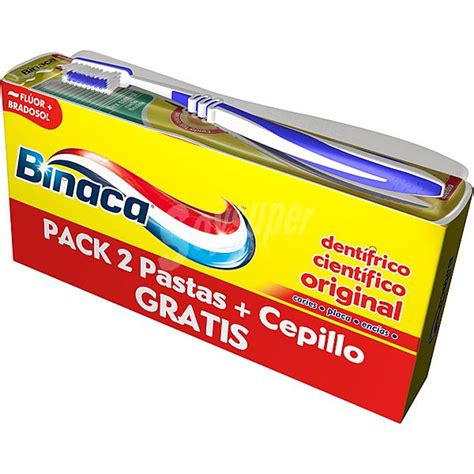 Binaca Pack 2 Pastas De Dientes Original Cepillo De Dientes 175 Ml Pack 2