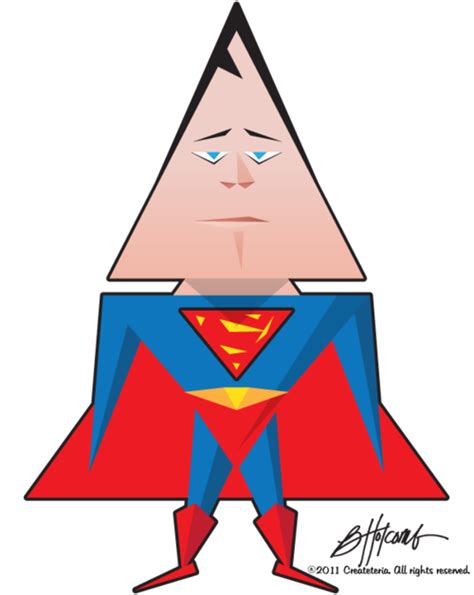 Triangle Superman Drawings Art Superman