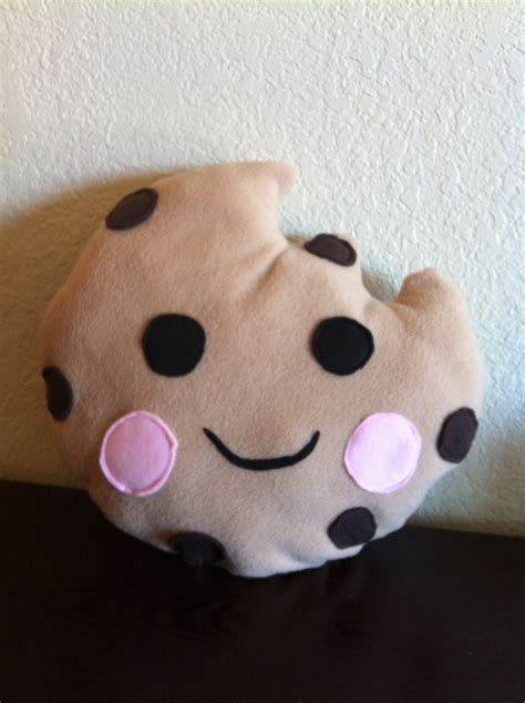 Choco Chip Cookie Pillow Cookie Pillow Plushie Pillow