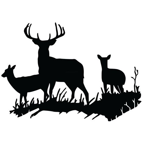 Maybe you would like to learn more about one of these? Deer Scene Silhouette at GetDrawings | Free download