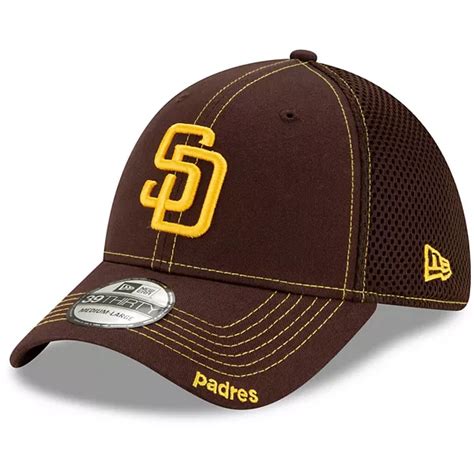 Mens New Era Brown San Diego Padres Neo 39thirty Flex Hat