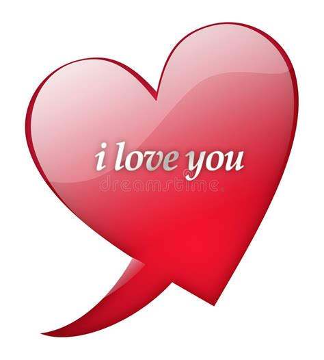 I Love You Heart Stock Illustration Image Of Balloon 1660769