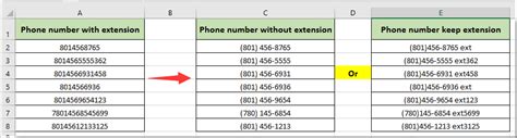 How To Format Phone Number With Extension In Excel