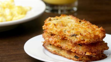 Cheesy Baked Hash Brown Patties Youtube