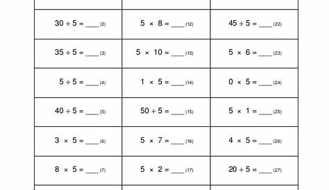 multiplication division worksheets grade 4