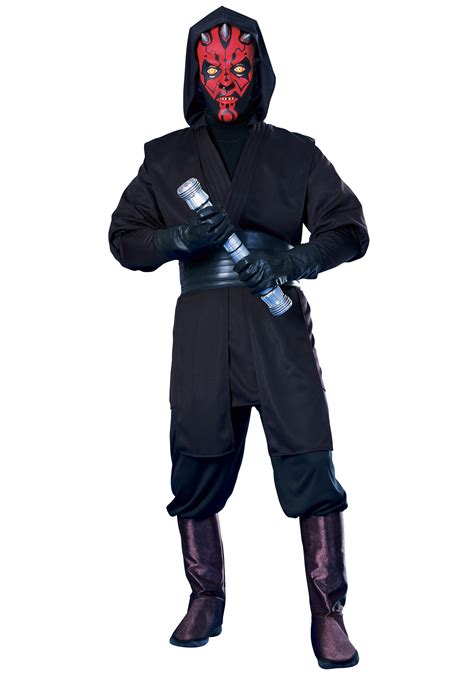 Mens Star Wars Deluxe Darth Maul Costume