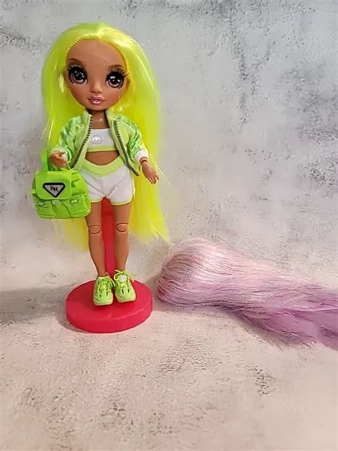 Rainbow High Junior Series 2 Karma Nichols 9 Neon Green Fashion Doll