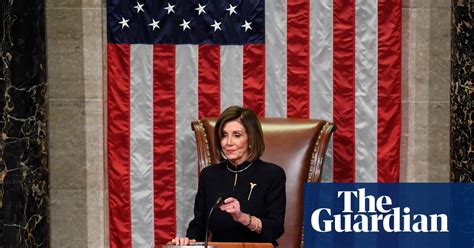 a divided america the moment trump was impeached in pictures us news the guardian